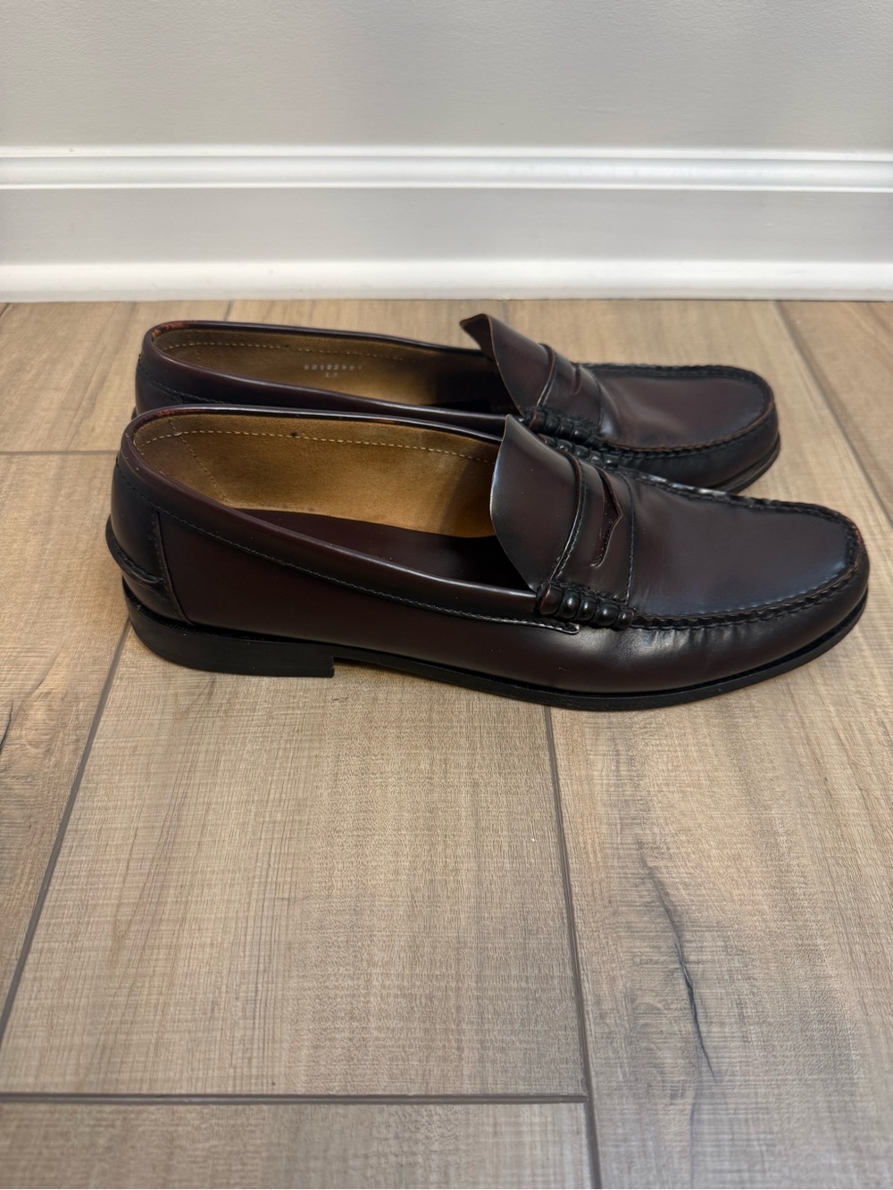 Florsheim Berkley Flex Burgundy Leather Penny Loafers